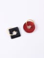 thumb Titanium With Gold Plated Simplistic Geometric Clip On Earrings 3