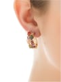 thumb Copper With Rose Gold Plated Luxury Water Drop Clip On Earrings 1