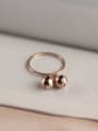 thumb Double Balls Simple Style Ring 1