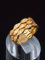 thumb Fashion Geometric Shaped 18K Gold Plated Copper Ring Set 2