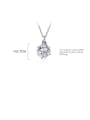 thumb 925 Sterling Silver With Cubic Zirconia Fashion Round Necklaces 3