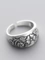 thumb Vintage Flower Shaped Thai Silver Open Design Ring 1