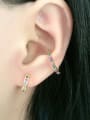 thumb Copper With Cubic Zirconia Delicate Geometric Cluster Earrings 1