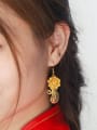 thumb Ethnic style Flowery Wedding Earrings 1
