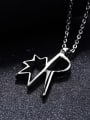 thumb Trendy Geometric Shaped Stainless Steel Necklace 2