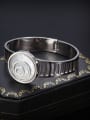 thumb Titanium Steel Watch Shape Zircon Bracelet 2