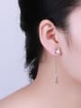 thumb Cute Animal Shaped Silver Drop Earring 1