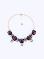 thumb Gold Plated Artificial Stones Women Necklace 0