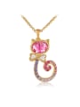 thumb Cat-shaped Rose Gold Necklace 0
