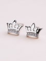 thumb Women Elegant Crown Shaped stud Earring 0