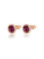 thumb Rose Gold Plated Austria Crystal Earrings 0