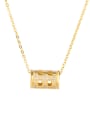 thumb Copper With Cubic Zirconia Fashion Geometric Necklaces 2