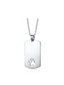 thumb Lovely Dog Paw Shaped Stainless Steel Necklace 0