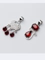 thumb 925 Sterling Silver With Platinum Plated Delicate Animal flower Charms 2