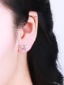 thumb Women Bowknot Shaped Zircon earring 1