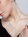 thumb Simple Wings Artificial Pearl Necklace 1