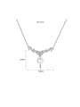 thumb Copper With Platinum Plated Delicate Heart Necklaces 3