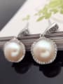 thumb Fashion Round Freshwater Pearl stud Earring 0