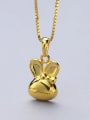 thumb Gold Plated Rabbit Pendant 1