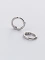 thumb Simply Style Geometric Shaped S925 Silver Clip Earrings 0