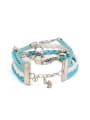 thumb Retro Artificial Leather Ropes Bracelet 3