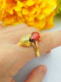 thumb Red Stone Chinese Elements Women Ring 2