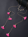 thumb Multi-layer Tassel Long Alloy Necklace 2