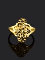 thumb Women Personality Hollow Flower Shaped Copper Ring 1