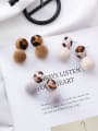 thumb Alloy With Warm and sweet leopard buttondown in autumn and winter Earrings 0