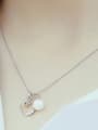 thumb Freshwater Pearl Moon Star Necklace 1