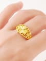 thumb All-match 24K Gold Plated Flower Shaped Copper Ring 1