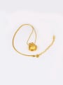 thumb Copper Alloy 24K Gold Plated Creative Bunny Necklace 1