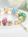 thumb Gold Plated Decorations Glass Beads Bracelet 2