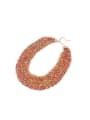thumb Multi-layer Exaggerate Woven Rope Fashion Necklace 0