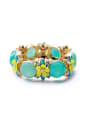 thumb Gold Plated Color Stones Bangle 1