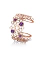 thumb The Twist Circle And The Purple Opal Opening Bracelet 0