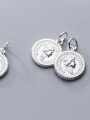 thumb 925 Sterling Silver With Silver Plated Classic Round Portrait Charms 1