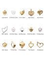 thumb Alloy With Gold Plated Class Heart Charms 2