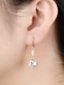 thumb Fashion Cubic Zircon Champagne Gold Plated Earrings 1