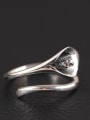 thumb S925 Silver Common Callalily Opening Ring 2