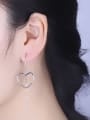 thumb All-match Heart Shaped Line Earrings 1