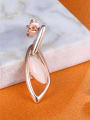 thumb Creative Geometric Shaped Opal Stone Earrings 2