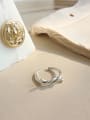 thumb 925 Sterling Silver With Antique Silver Plated Personality Knot Free Size Rings 0