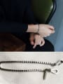 thumb Sterling Silver 3mm coarse box chain retro Thai silver bracelet 2