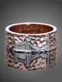 thumb Creative Landmark Building Double Color Plated Copper Ring 2