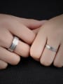 thumb Simple Scriptures Titanium Lovers Ring 1