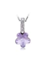 thumb Simple Flower Austria Crystal Necklace 0