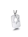 thumb Exquisite Hollow Star Shaped Stainless Steel Pendant 0