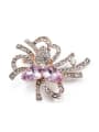 thumb new 2018 2018 Flower-shaped Crystals Brooch 4