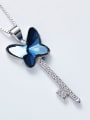 thumb 2018 S925 Silver Butterfly Shaped Necklace 1